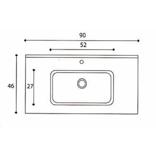 Meuble simple vasque CIRCE Frêne naturel 90 cm Vasque 90 CIRCE Meuble simple vasque CIRCE Frêne naturel 90 cm Vasque 90 CIRCE