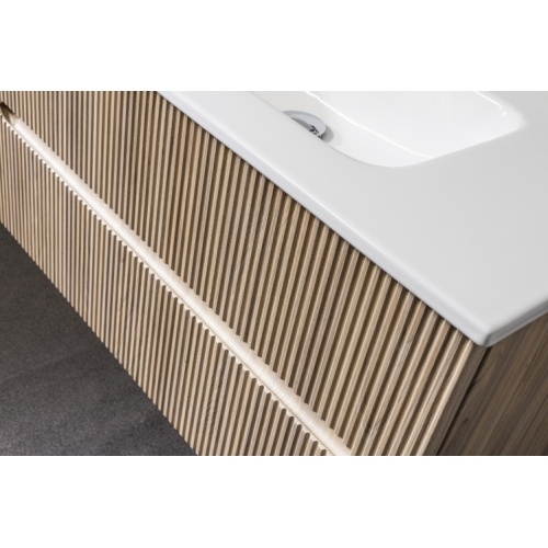 Meuble simple vasque CIRCE Frêne naturel 90 cm _D608250 Meuble simple vasque CIRCE Frêne naturel 90 cm _D608250