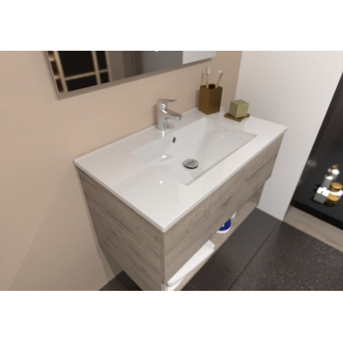 Meuble simple vasque DROSERA 80cm Chêne Gris - Sans Miroir DROSERA-80-chene gris_4 Meuble simple vasque DROSERA 80cm Chêne Gris - Sans Miroir DROSERA-80-chene gris_4