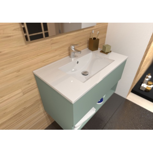 Meuble simple vasque DROSERA 80cm Sauge - Sans Miroir DROSERA-80-sauge_4 Meuble simple vasque DROSERA 80cm Sauge - Sans Miroir DROSERA-80-sauge_4