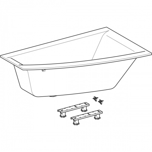 Baignoire asymétrique RENOVA ESQUISSE 170x105cm Gauche - SANS tablier ESQUISSE_GAUCHE 3 Baignoire asymétrique RENOVA ESQUISSE 170x105cm Gauche - SANS tablier ESQUISSE_GAUCHE 3