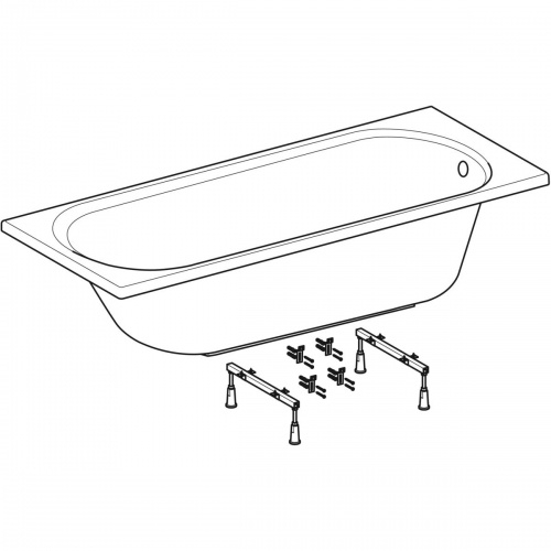 Baignoire rectangulaire BASTIA Blanc brillant 170x75 BASTIA_1 Baignoire rectangulaire BASTIA Blanc brillant 170x75 BASTIA_1