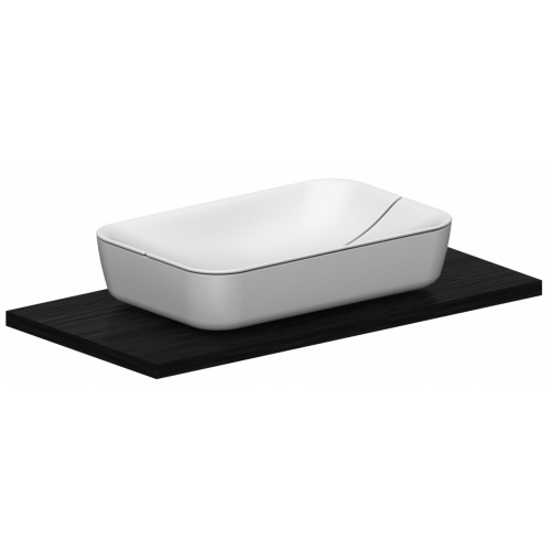 Vasque à poser rectangulaire MIZU 70 avec couvercle Mizu-9003 Vasque à poser rectangulaire MIZU 70 avec couvercle Mizu-9003