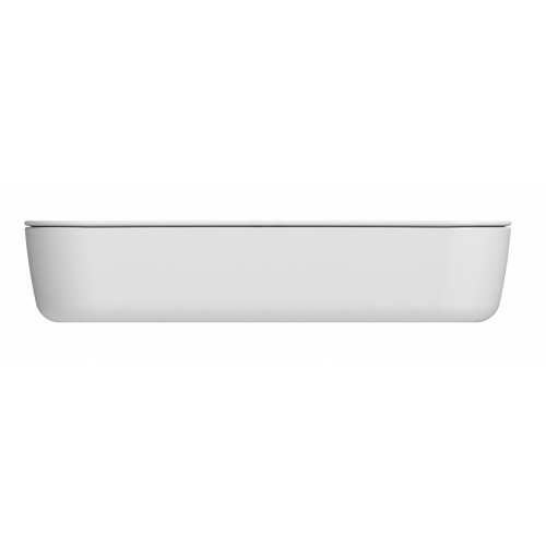 Vasque à poser rectangulaire MIZU 70 avec couvercle Mizu-9003_Front Vasque à poser rectangulaire MIZU 70 avec couvercle Mizu-9003_Front