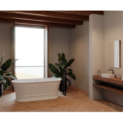 Baignoire en Acrystone TEMPUS Blanc mat tempus Baignoire en Acrystone TEMPUS Blanc mat tempus