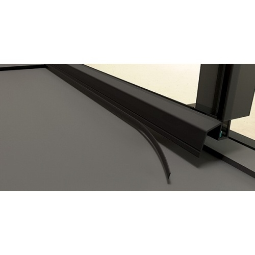 Paroi de douche coulissante SALMA 310 Noir - 100 cm Joint SALMA Paroi de douche coulissante SALMA 310 Noir - 100 cm Joint SALMA