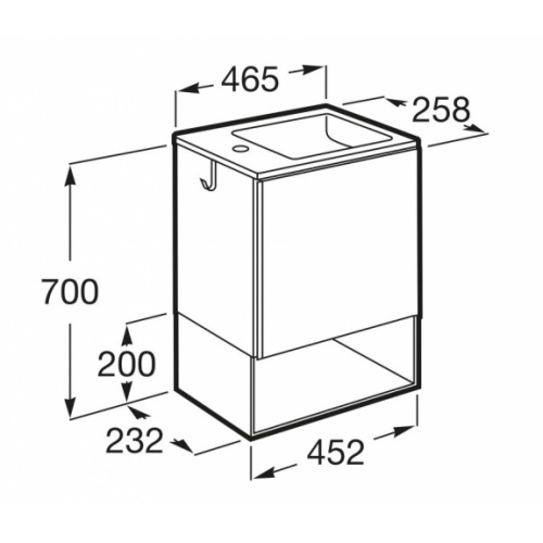 Lave-mains MINI PRO Bouleau texturé Lave-Mains Mini Pro Schéma Lave-mains MINI PRO Bouleau texturé Lave-Mains Mini Pro Schéma