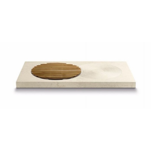 Receveur de douche ICONO en Pierre naturelle Beige 1400x80cm 00340_1