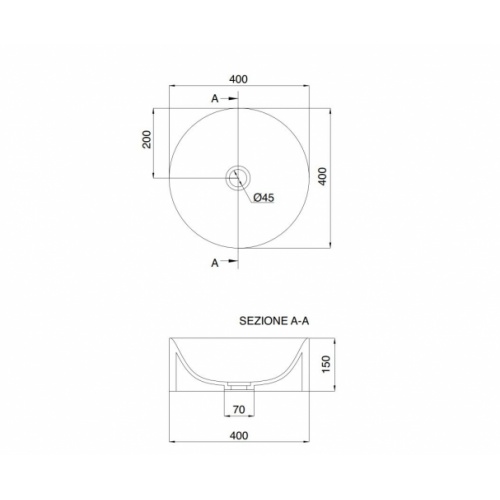Vasque SKINNY 40 Glossy Tobacco 5407_Schéma