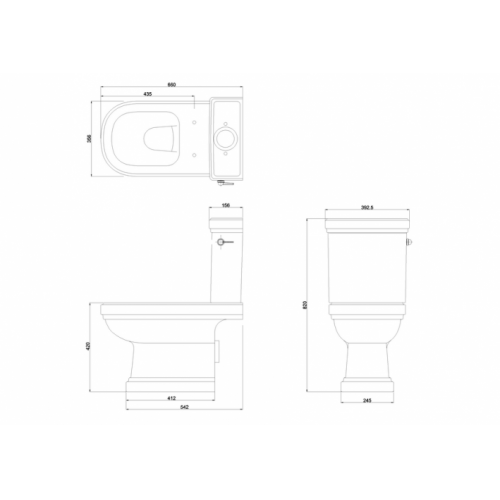 WC à poser au sol RIVIERA RIV9_RIV11 WC à poser au sol RIVIERA RIV9_RIV11