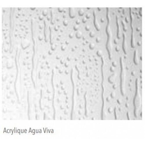 Paroi d'angle AURUM coulissante Acrylique Agua Viva 66x66 cm Acrylique Agua Paroi d'angle AURUM coulissante Acrylique Agua Viva 66x66 cm Acrylique Agua