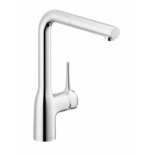 Mitigeur cuisine avec douchette MANIA - Bec haut - Chromé CU128117-1CR