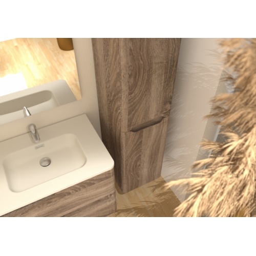 Meuble double vasque LUNA Bois Foncé 140cm avec miroir KATHY Luna-140-bois foncé_1 Meuble double vasque LUNA Bois Foncé 140cm avec miroir KATHY Luna-140-bois foncé_1