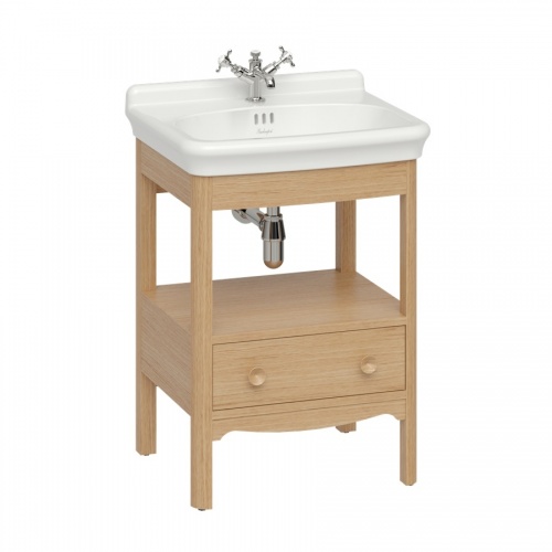 Vasque en céramique rétro GUILD 62cm - 1 Trou de robinetterie GU6500xxx Light Oak Vasque en céramique rétro GUILD 62cm - 1 Trou de robinetterie GU6500xxx Light Oak