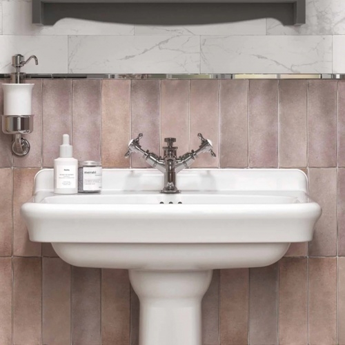 Mélangeur de lavabo rétro GUILD monotrou Nickel Brossé gu110dnC Amb Mélangeur de lavabo rétro GUILD monotrou Nickel Brossé gu110dnC Amb
