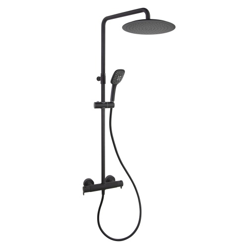 Colonne télescopique BLAUTHERM thermostatique Noir Mat - 945412 Q3RP300NM* 94D309400