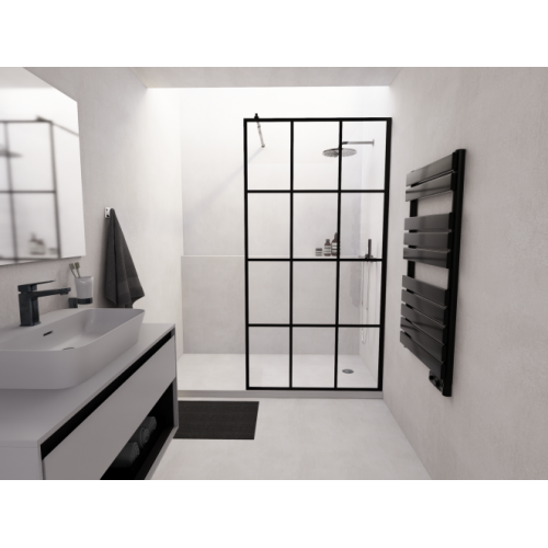 Paroi de douche LOFT BLACK 100cm LOFT 100 Paroi de douche LOFT BLACK 100cm LOFT 100