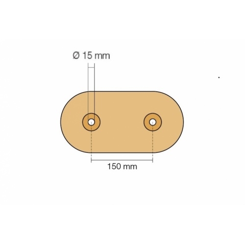 Collerettes d’étanchéité préfabriquées Schlüter-KERDI-MV Ø15 mm Tuyaux 22-40 mm* kerdimv15D 10 Schéma