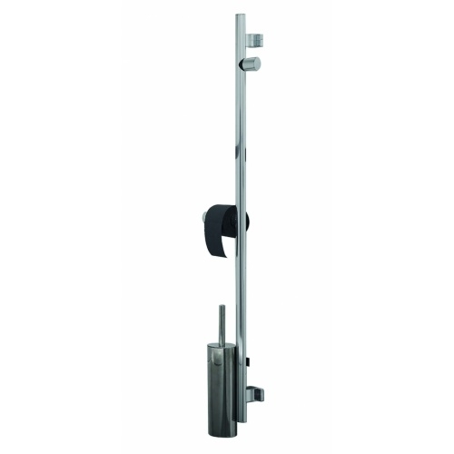 Barre d'appui et de maintien multifonctions ARSIS pour WC - Anodisé brillant 048540_1