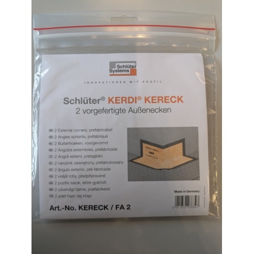 Lot de 2 angles sortants 90° préformés étanches KERDI-KERECK FA - kerdi kereck Sortant Lot de 2 angles sortants 90° préformés étanches KERDI-KERECK FA - kerdi kereck Sortant