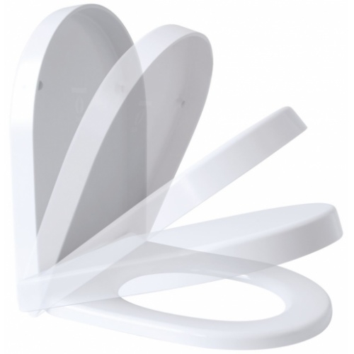 Abattant de WC S3 TYPE Blanc déclipsable et frein de chute* 7GA900101_1 Abattant de WC S3 TYPE Blanc déclipsable et frein de chute* 7GA900101_1