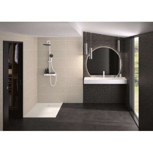Colonne de douche thermostatique AQUANOVA Blanc Mat aquanova-blanc-photo Colonne de douche thermostatique AQUANOVA Blanc Mat aquanova-blanc-photo