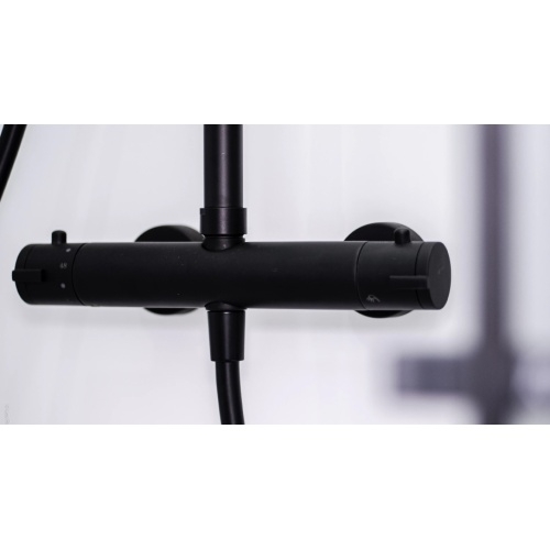 Colonne de douche thermostatique AQUAFACTORY Noir zoom-aquafactory-mitigeur Colonne de douche thermostatique AQUAFACTORY Noir zoom-aquafactory-mitigeur