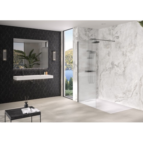 Paroi de douche walk-in SOLO DESIGN Flûte - Noir Mat - 80cm solo-design-nmfte Paroi de douche walk-in SOLO DESIGN Flûte - Noir Mat - 80cm solo-design-nmfte