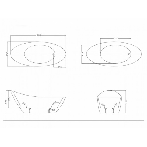 Baignoire ilot autoportante BALI, avec robinetterie intégrée, 170x75 baignoire-ilot_C-3114 Baignoire ilot autoportante BALI, avec robinetterie intégrée, 170x75 baignoire-ilot_C-3114