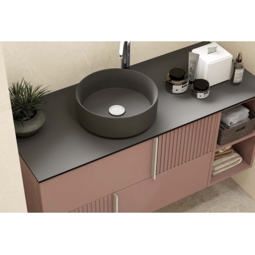 Meuble de salle de bain CANOPEE Laque Myrtille satiné CANOPEE (2) Meuble de salle de bain CANOPEE Laque Myrtille satiné CANOPEE (2)