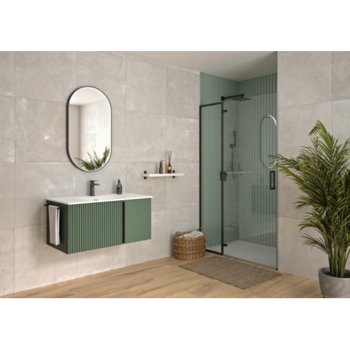 Meuble de salle de bain CANOPEE Laque Vert anglais satiné Meuble de salle de bain CANOPEE Laque Vert anglais satiné