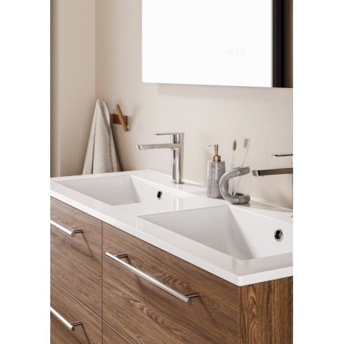 Meuble NEPTUNE Héritage Chêne 120cm - Miroir antibuée Kathy Neptune 120 - Cote - Heritage chene Meuble NEPTUNE Héritage Chêne 120cm - Miroir antibuée Kathy Neptune 120 - Cote - Heritage chene