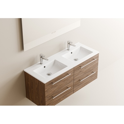 Meuble NEPTUNE Héritage Chêne 120cm - Miroir antibuée Kathy Neptune 120 - Vasque - Heritage chene Meuble NEPTUNE Héritage Chêne 120cm - Miroir antibuée Kathy Neptune 120 - Vasque - Heritage chene