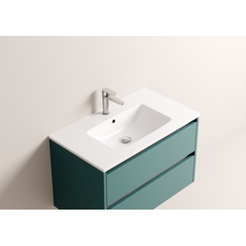 Meuble vasque JUPITER 3.0 Bleu Canard 80 cm avec Miroir Reflet Jupiter 80 - Vasque LAVA - Bleu canard Meuble vasque JUPITER 3.0 Bleu Canard 80 cm avec Miroir Reflet Jupiter 80 - Vasque LAVA - Bleu canard