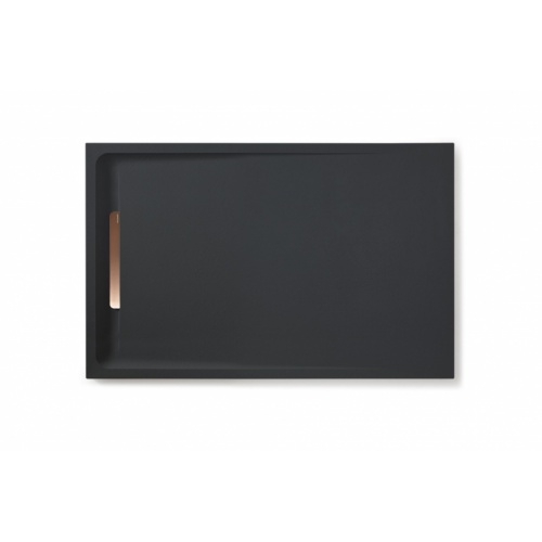Receveur de douche ELAN Epoque Noir - Grille Cuivre - 80x120cm Receveur de douche ELAN Epoque Noir - Grille Cuivre - 80x120cm