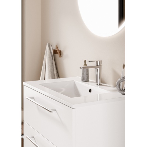 Meuble NEPTUNE Blanc 70 cm - SANS miroir Meuble NEPTUNE Blanc 70 cm - SANS miroir