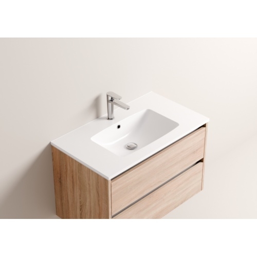 Meuble vasque JUPITER 3.0 Bois Clair 80cm avec Miroir ELEGANCE Jupiter 80 - Vasque LAVA - Bois clair Meuble vasque JUPITER 3.0 Bois Clair 80cm avec Miroir ELEGANCE Jupiter 80 - Vasque LAVA - Bois clair