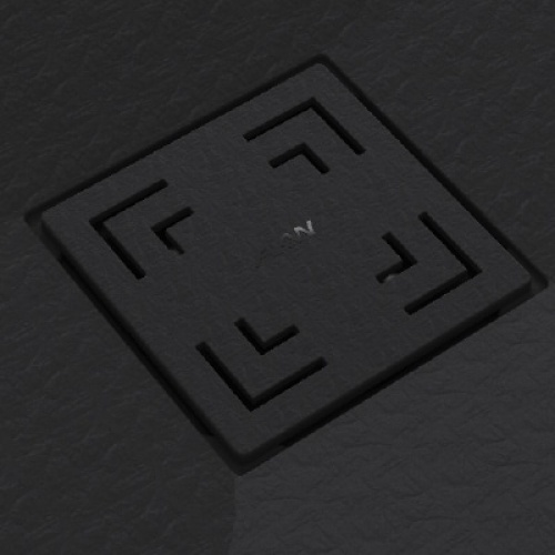 Receveur de douche adapté PMR et Séniors ONYX Exclusif Noir 80x80cm exlusif_cache_BK Receveur de douche adapté PMR et Séniors ONYX Exclusif Noir 80x80cm exlusif_cache_BK