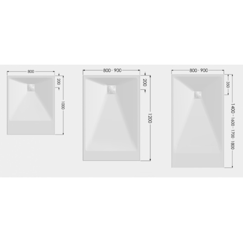 Receveur de douche adapté PMR et Séniors ONYX Exclusif Noir 80x100cm ONYX Noir Dimensions Receveur de douche adapté PMR et Séniors ONYX Exclusif Noir 80x100cm ONYX Noir Dimensions