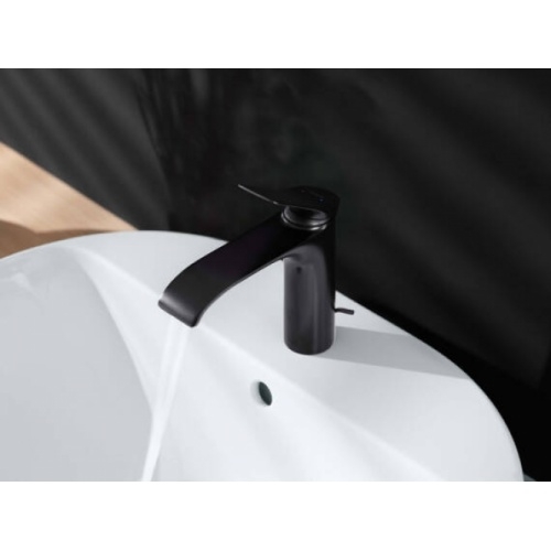 Mitigeur de lavabo VIVENIS 110 CoolStart sans tirette ni vidage Noir Mat VIVENIS Noir Mat (3) Mitigeur de lavabo VIVENIS 110 CoolStart sans tirette ni vidage Noir Mat VIVENIS Noir Mat (3)