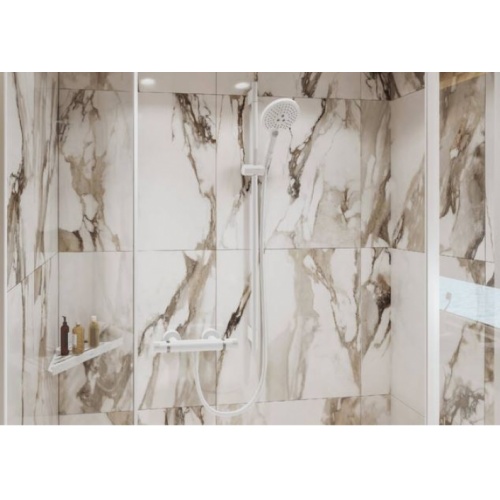 Tablette d'angle AddStoris Q Blanc Mat 41741700_1 Tablette d'angle AddStoris Q Blanc Mat 41741700_1