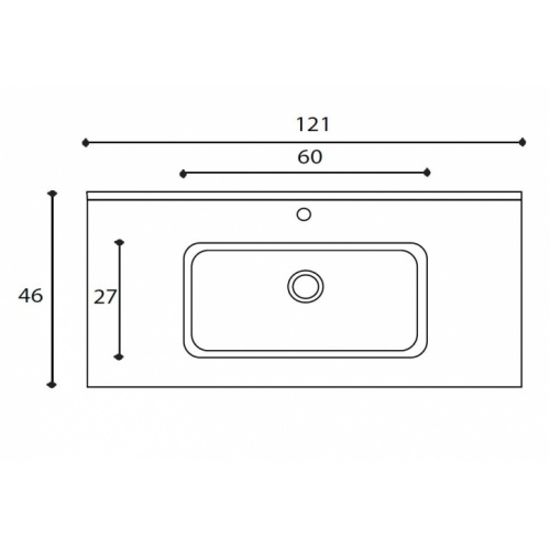 Meuble de salle de bains CIRCE Sable 120cm - Comp. 6 46120 Meuble de salle de bains CIRCE Sable 120cm - Comp. 6 46120