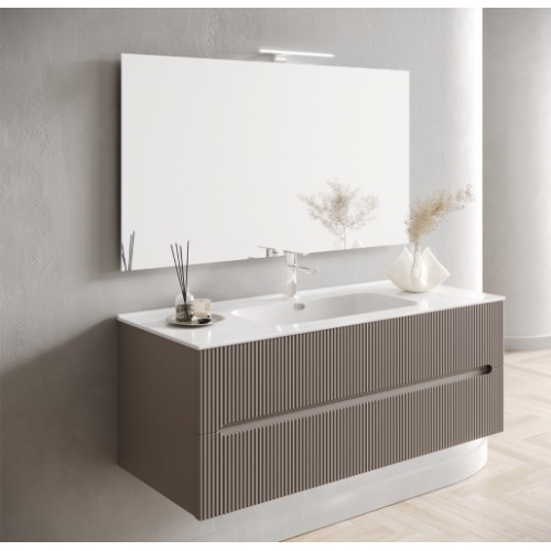 Meuble de salle de bains CIRCE Sable 120cm - Comp. 6