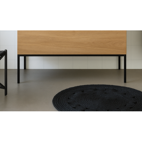 Piétement métal pour meuble STREET 90 - Noir Mat