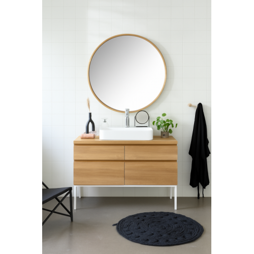 Piétement métal pour meuble STREET 120 - Blanc Mat Street 120 Blanc Piétement métal pour meuble STREET 120 - Blanc Mat Street 120 Blanc