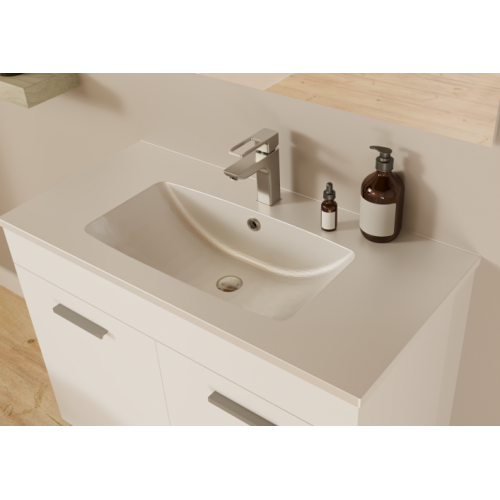 Meuble de salle de bain MINAO 80 en kit - 2 portes - Blanc Brillant TIXIT_80_PORTES_BLANC_VASQUE Meuble de salle de bain MINAO 80 en kit - 2 portes - Blanc Brillant TIXIT_80_PORTES_BLANC_VASQUE