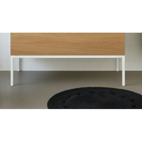 Piétement métal pour meuble STREET 90 - Blanc Mat