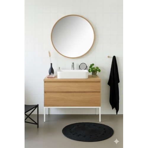 Piétement métal pour meuble STREET 90 - Blanc Mat Street 90 blanc Piétement métal pour meuble STREET 90 - Blanc Mat Street 90 blanc