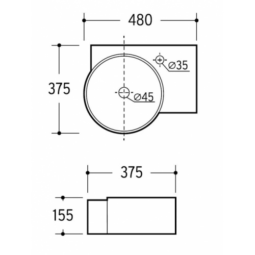 Lave-Mains Compact et Élégant GENTRY Droite GENTRY Schéma Dt Lave-Mains Compact et Élégant GENTRY Droite GENTRY Schéma Dt