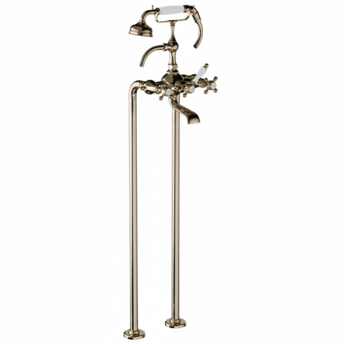 Ensemble Mélangeur + Colonnes pour baignoire sur pieds JULIA